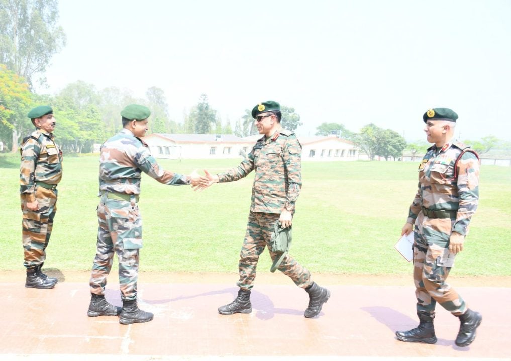 Lt Gen Girish Kalia and Other Officers