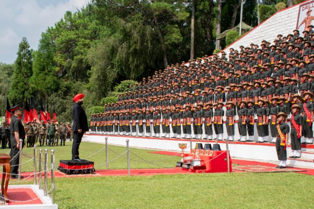 Lt Gen Gurmit Singh at Ceremony