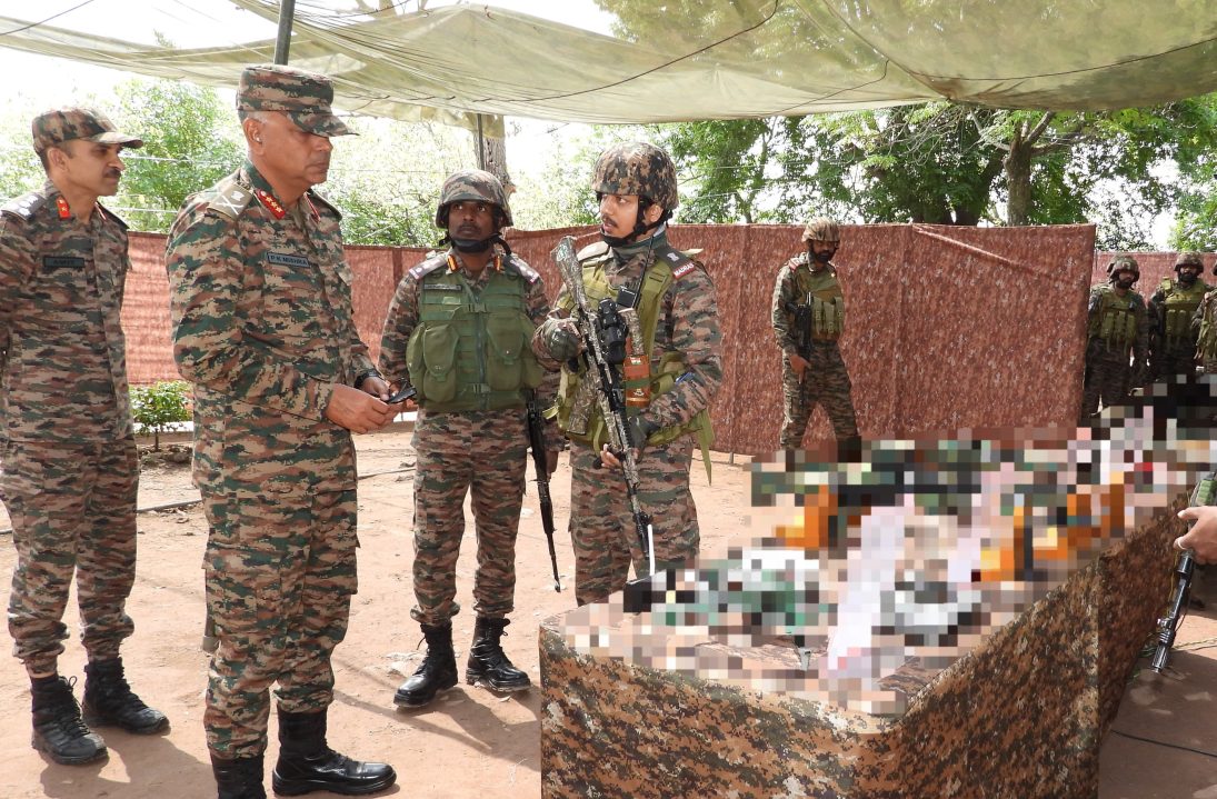 Lt Gen PK Mishra Reviewing 1