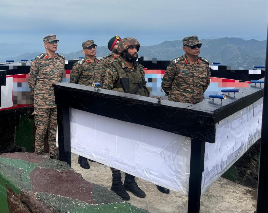 Lt Gen PK Mishra Reviewing 2
