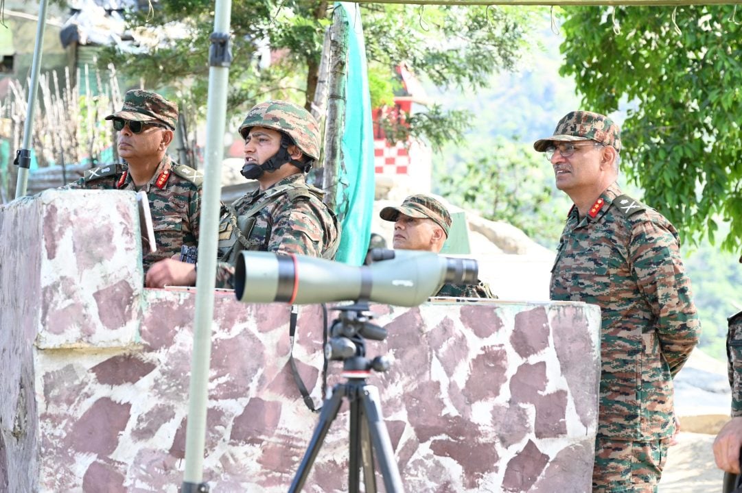Lt Gen PK Mishra Reviewing 3