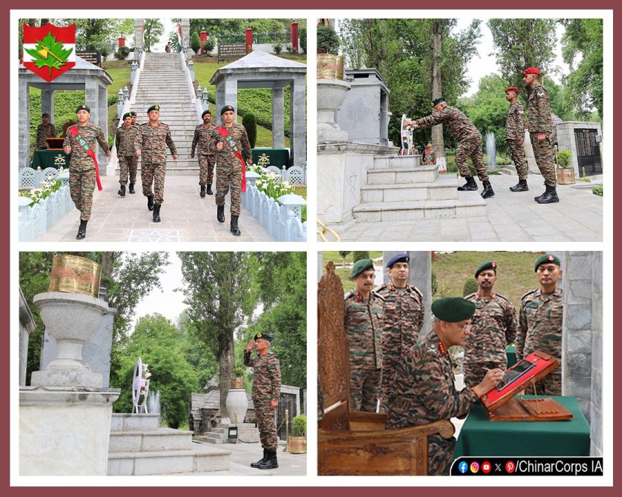 Lt Gen Prashant Srivastava at War Memorial
