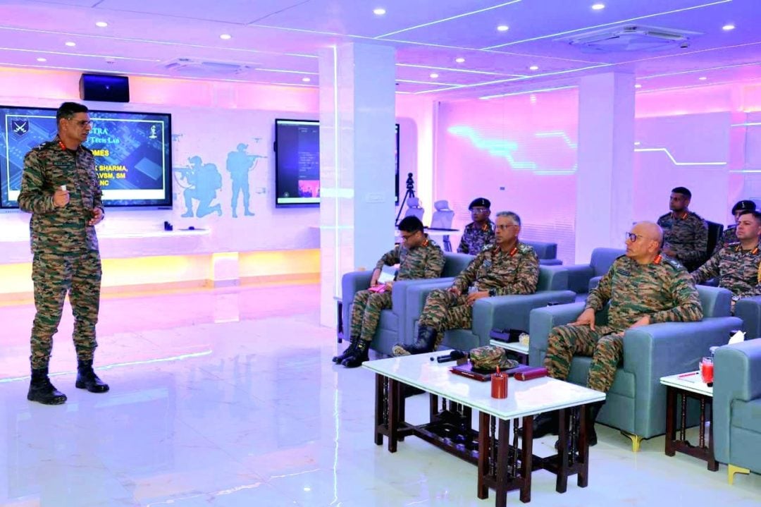 Lt Gen Pratik Sharma Reviewing 2