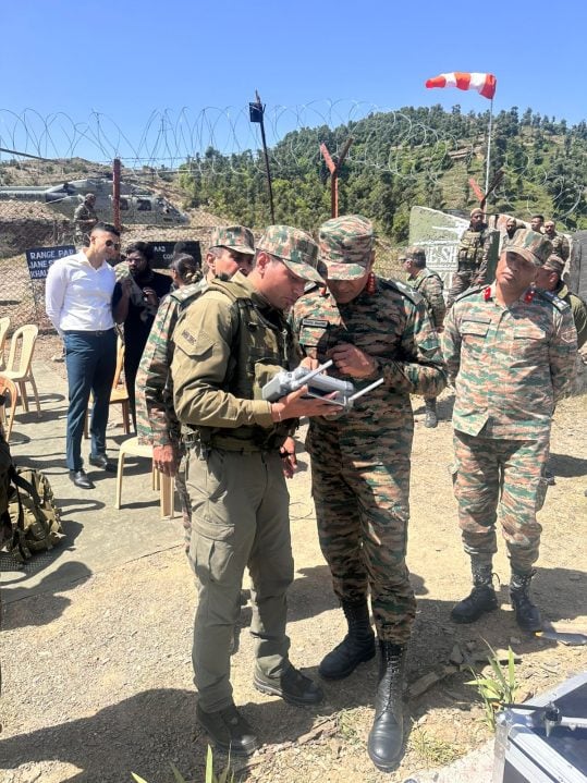 Lt Gen Pratik Sharma Reviewing 3