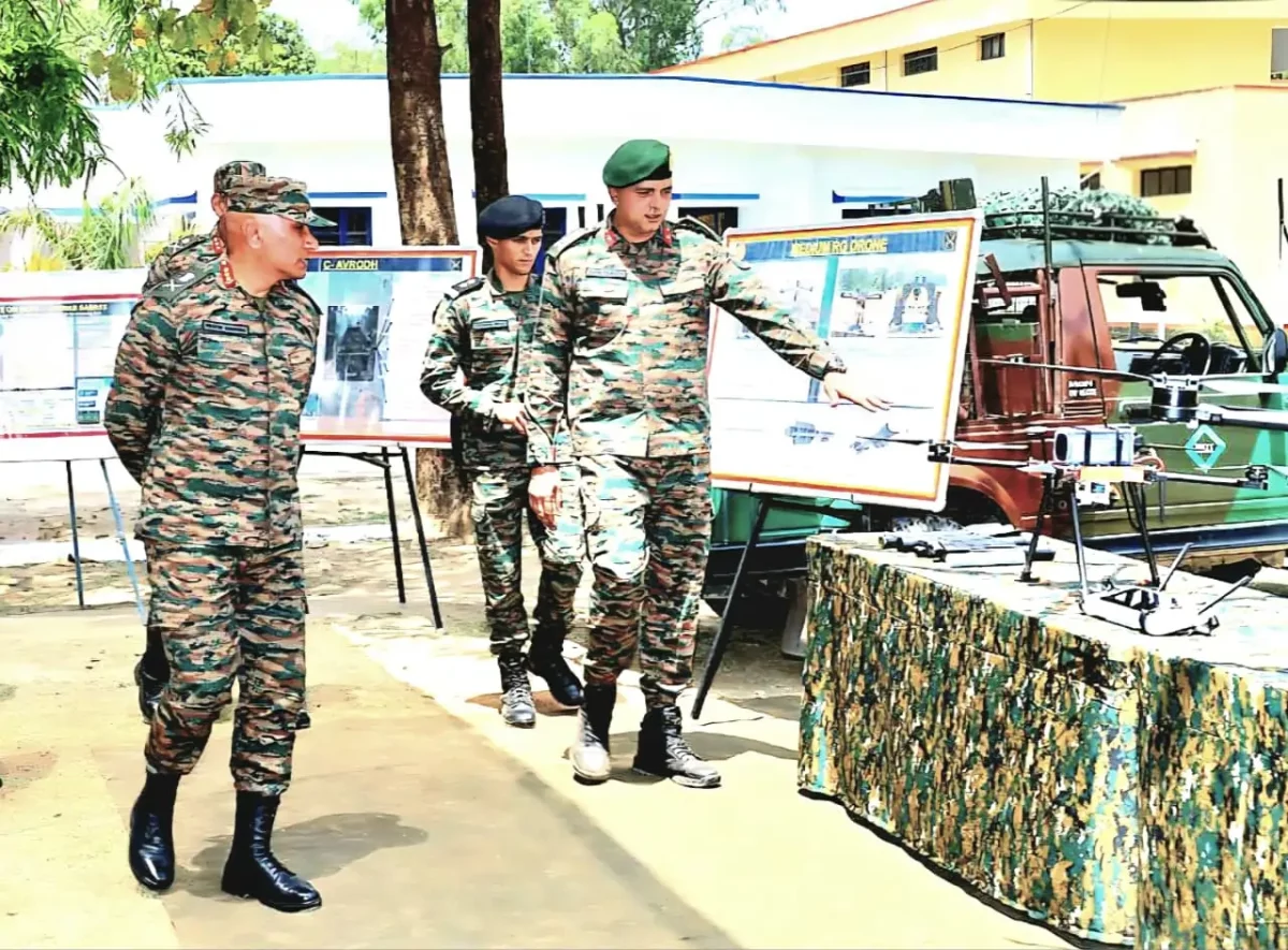 Lt Gen Pratik Sharma and Other Officers