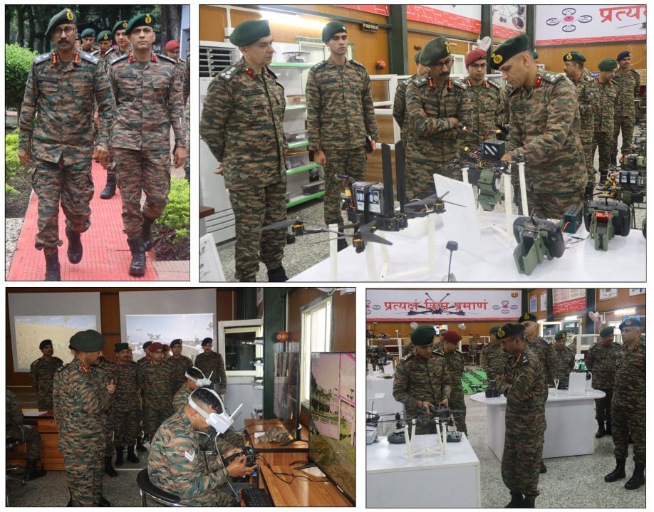 Lt Gen VMB Krishnan Reviewing 1