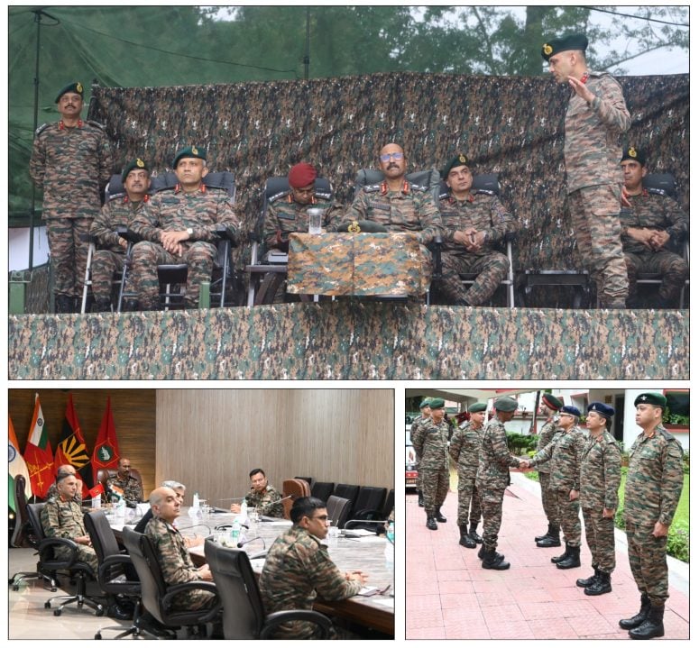 Lt Gen VMB Krishnan and Other Officer
