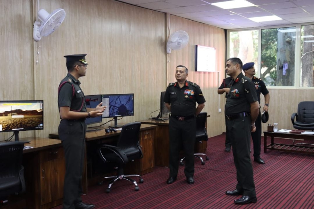 Maj Gen Amaresh Gunjan with Other Officers