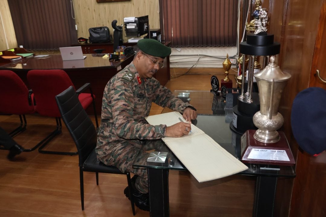 Major General Vikas Bhardwaj Signing