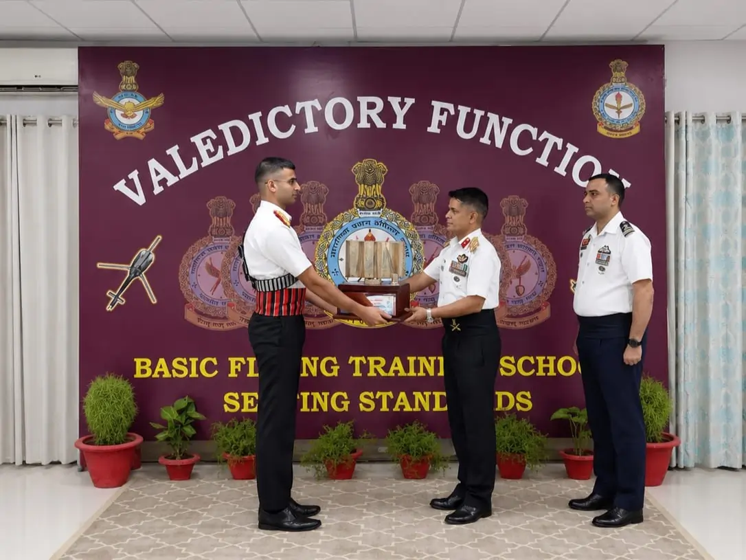 Officer Getting Award