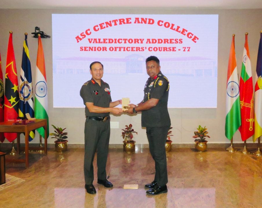 Officer Giving Award 3