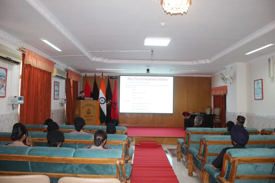Officer Giving Lecture 4
