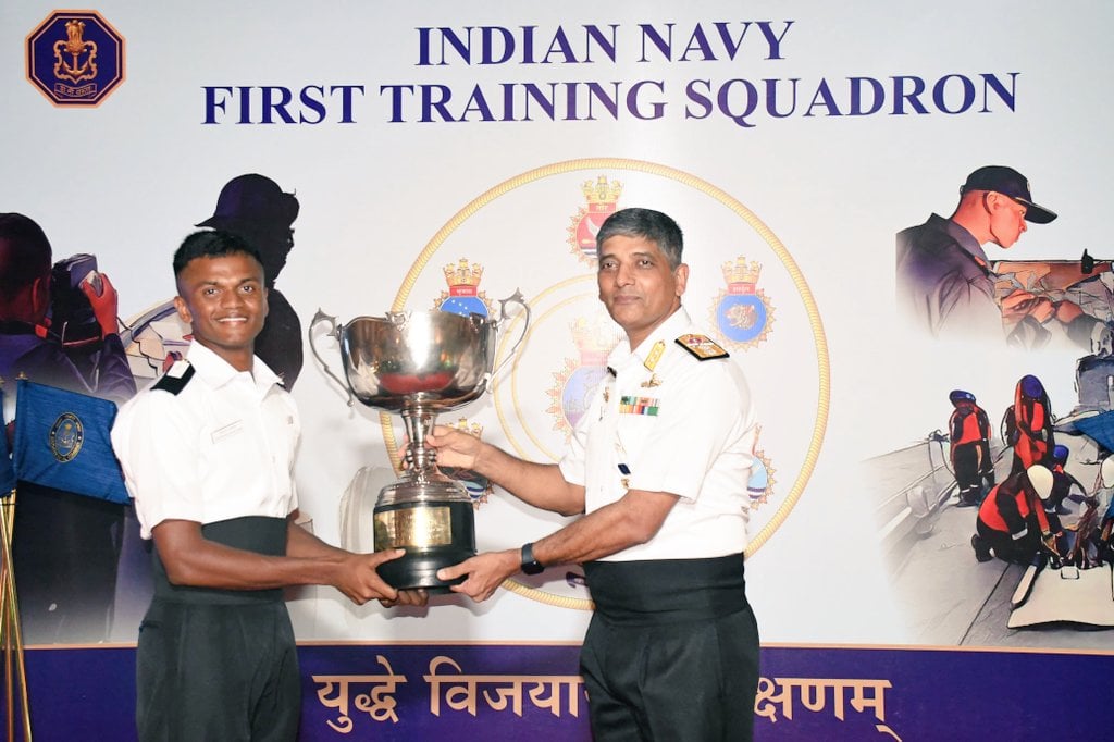 Officer Giving Trophy 1