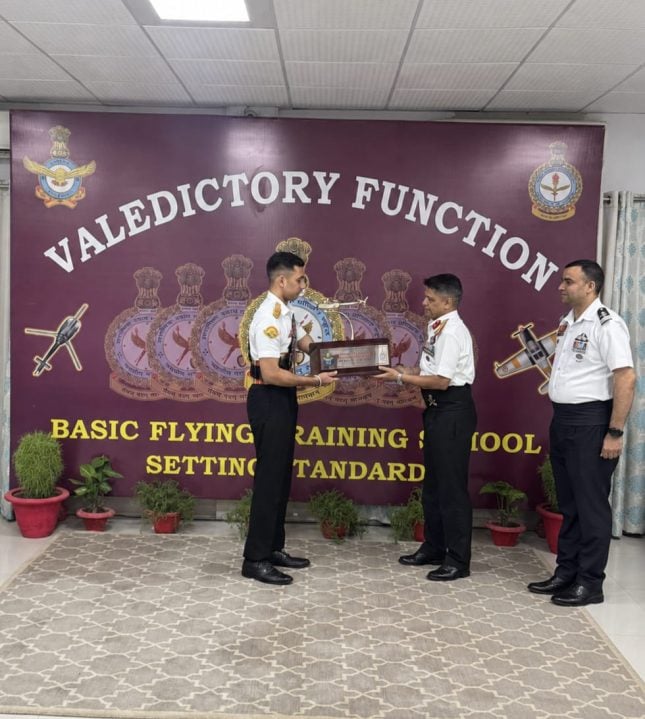 Officer Receiving Trophy 1