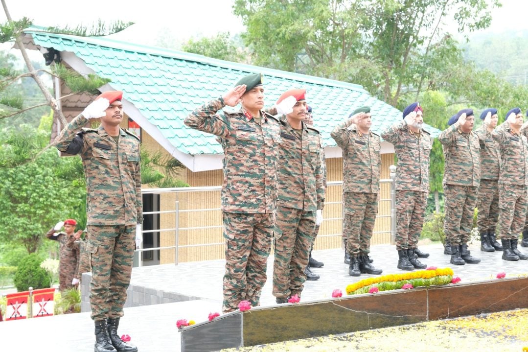 Officers Saluting