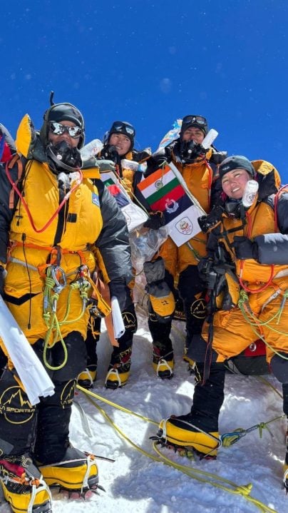 Officers at Mount Everest