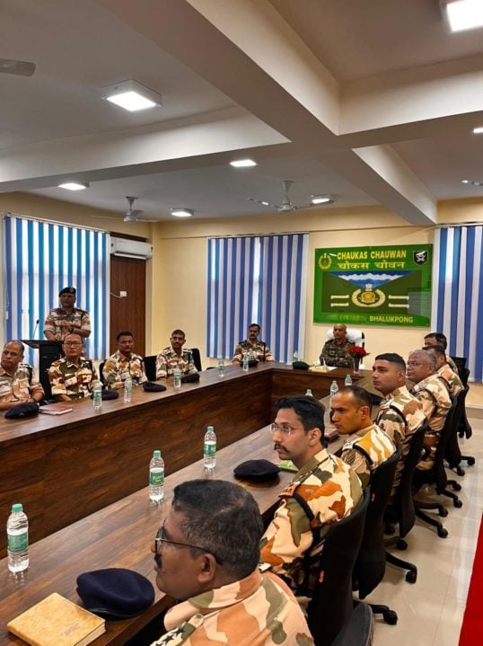 Officers in Meeting