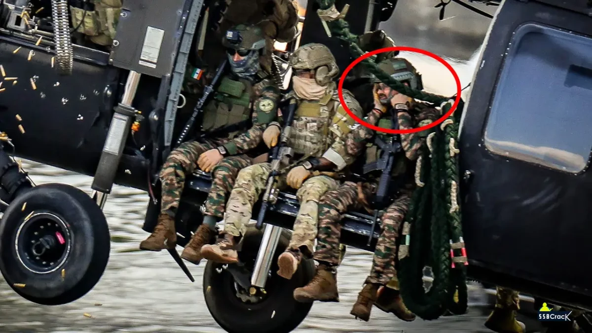Para SF Soldier Covers Ears During SOF Week 2026