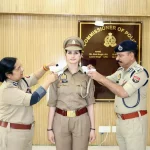 Sub Inspector Madhu Singh Being Commended