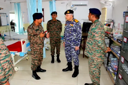 Surg V Adm Vivek Hande with Other Officers