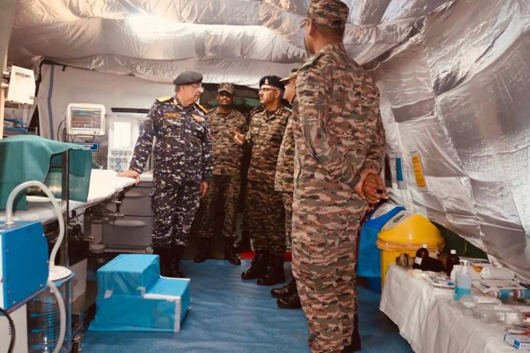 Surg VAdm Vivek Hande Interacting