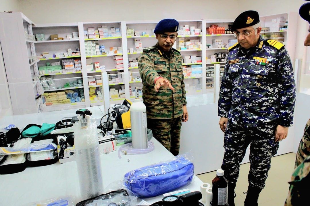 Surg VAdm Vivek Hande Reviewing
