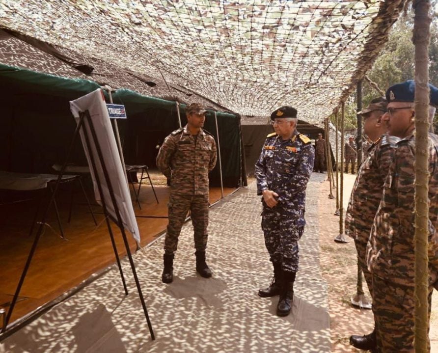 Surg VAdm Vivek Hande Reviewing 3