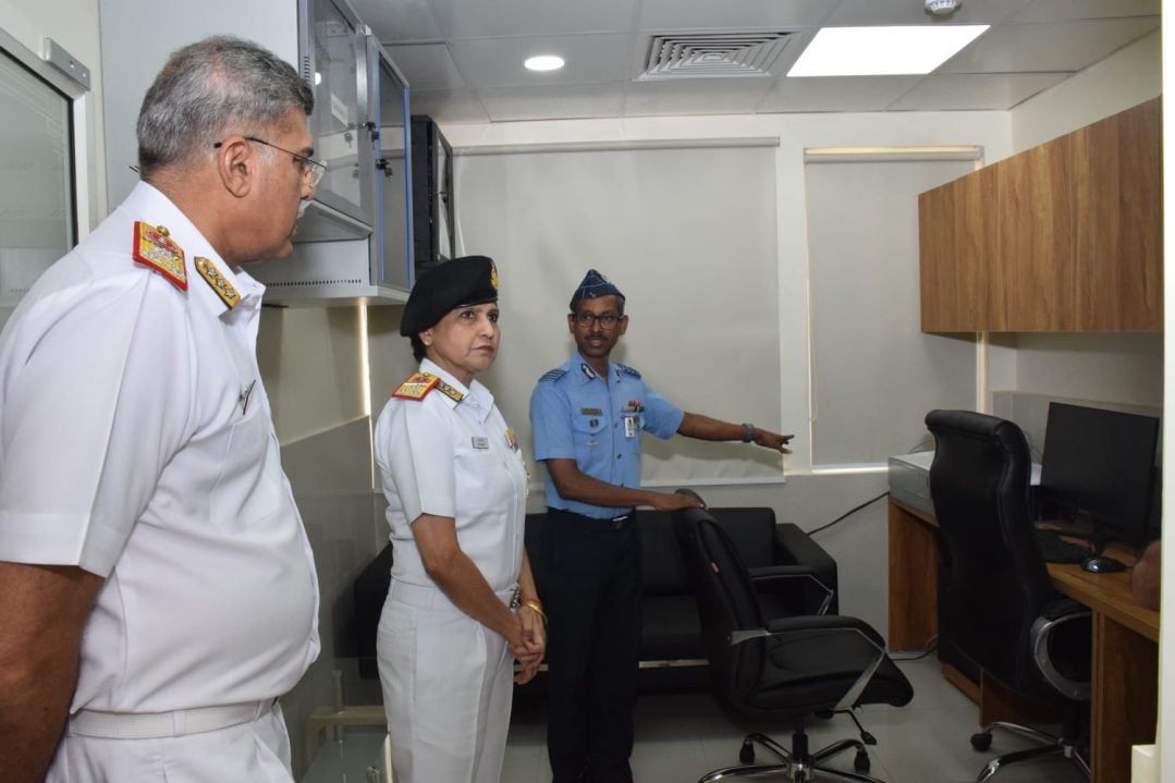 Surg Vice Admiral Arti Sarin Reviewing 1