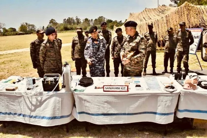Surgeon VAdm Vivek Hande Reviewing