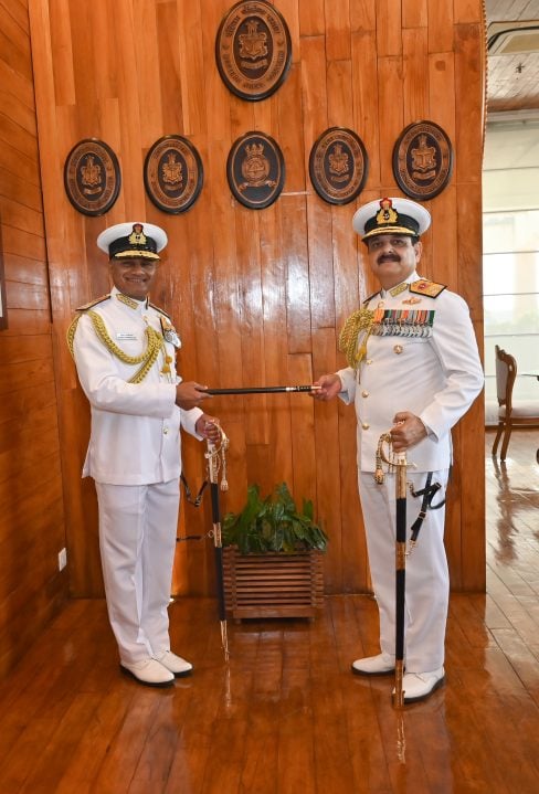 VAdm Sanjay Vatsayan Taking Over the Baton
