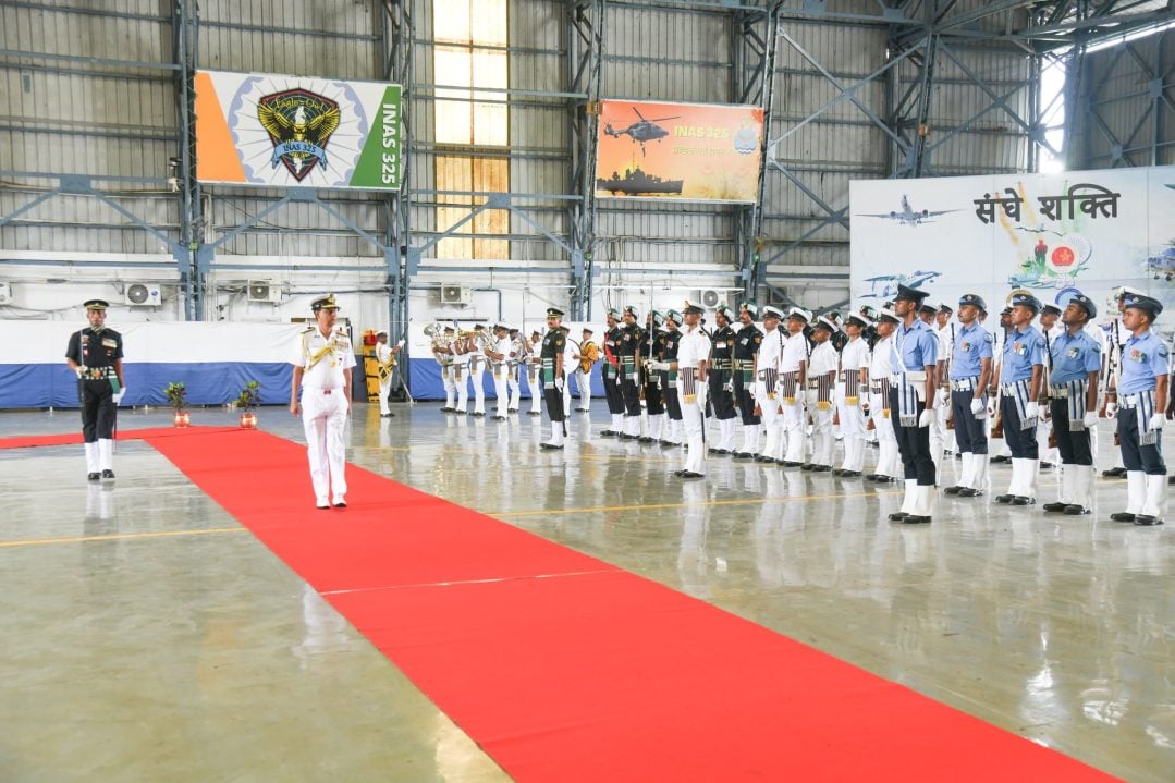 Vice Admiral Ajay Kochhar At Ceremony