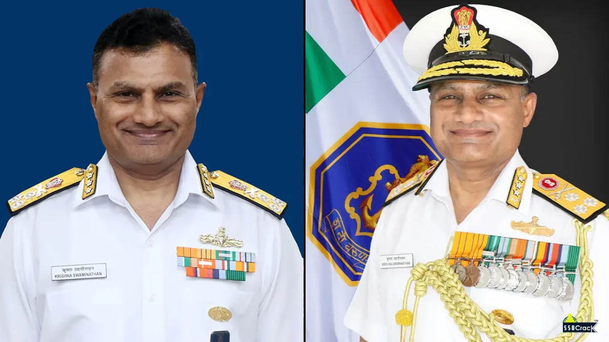 Vice Admiral Krishna Swaminathan Appointed as the Next Chief of Naval Staff