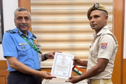 Air Marshal Dixit Commending