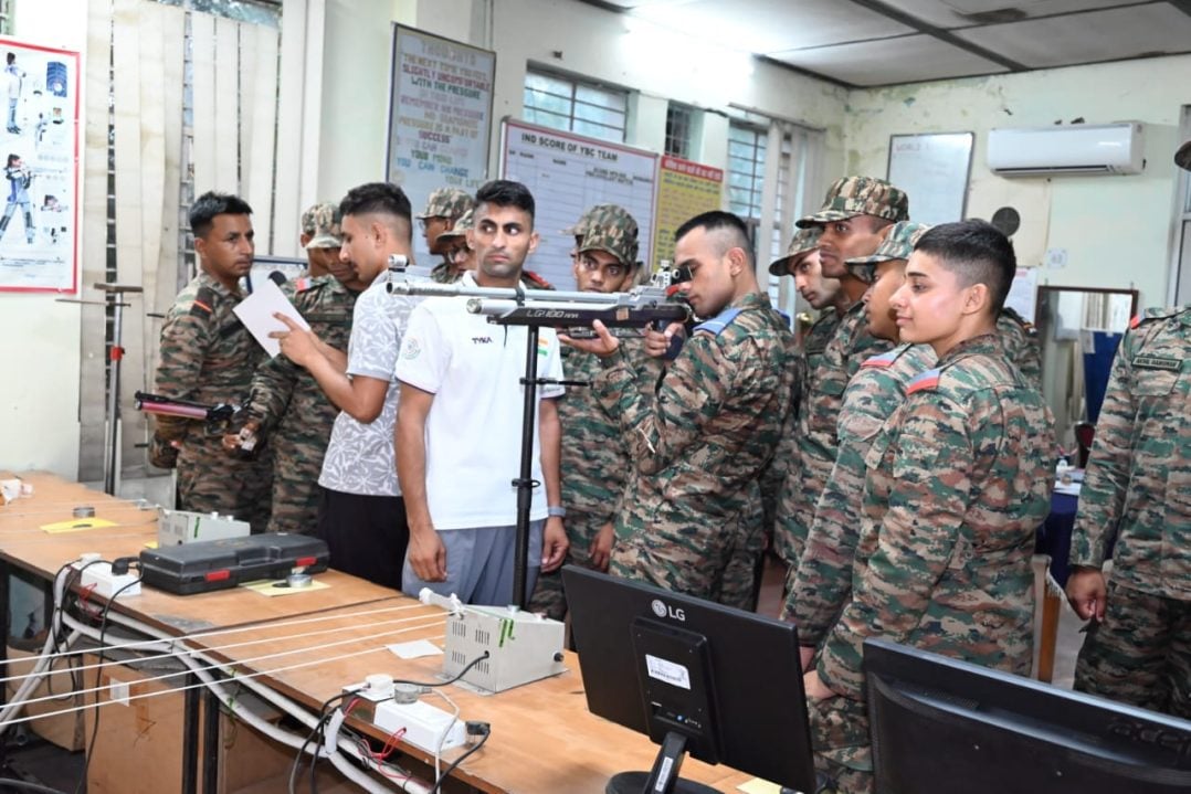 Cadets Using Equipment