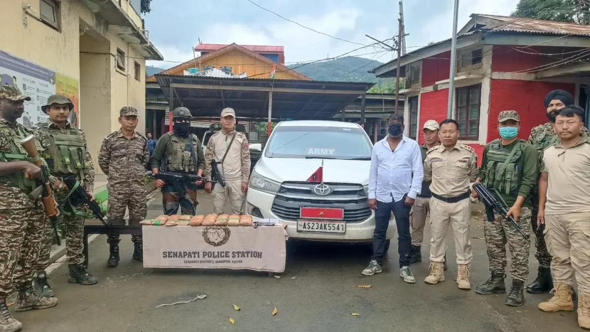 Fake Army Vehicle Busted in Manipur With 15.35 Kg Opium 3