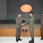 Gen Dwivedi Shaking Hands