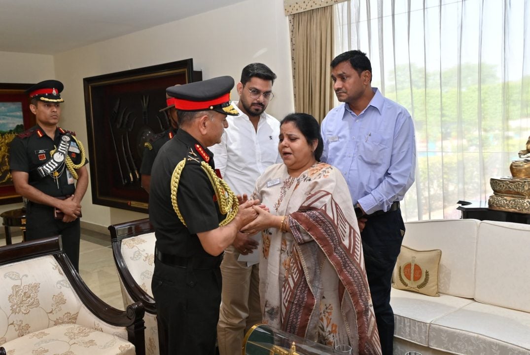 General Dwivedi with Parents
