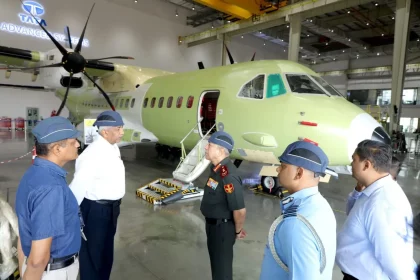 General NS Raja Subramani Reviewing