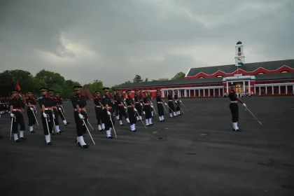 Rain Fails To Dampen Spirits As IMA Holds Commandant’s Parade Ahead Of Passing Out Parade
