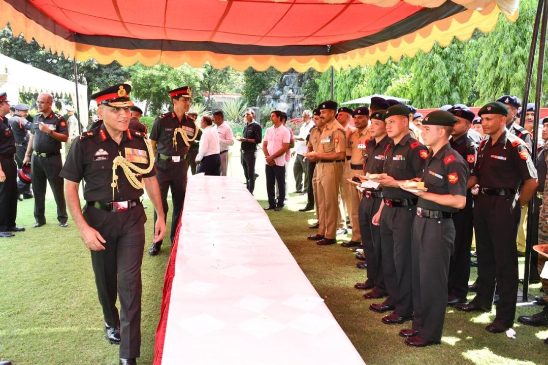 Lieutenant General Bhavnish Kumar and Other Officers