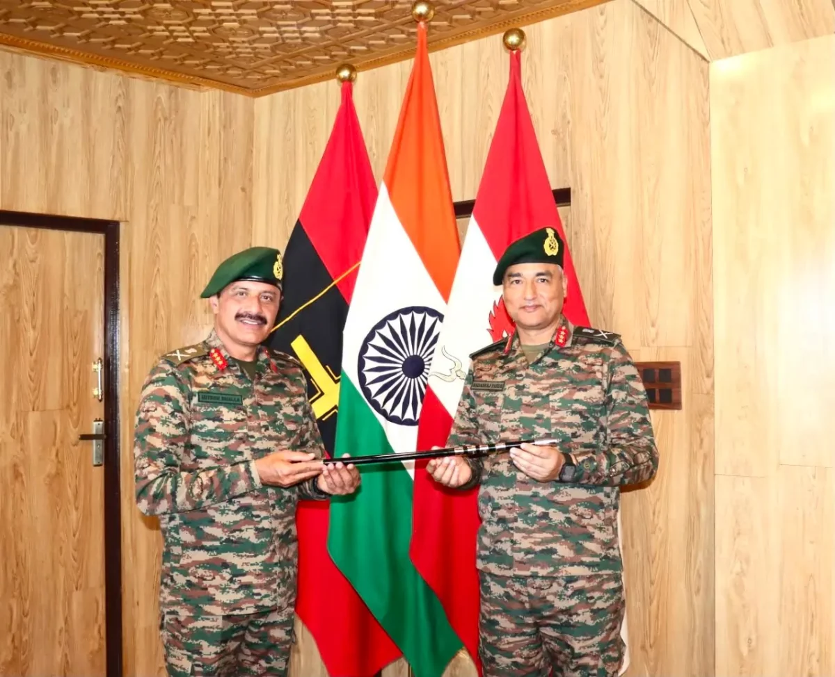 Lieutenant General Madanraj Pande Taking Over the Baton
