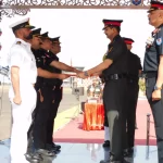 Lt Gen Devendra Sharma Shaking Hands