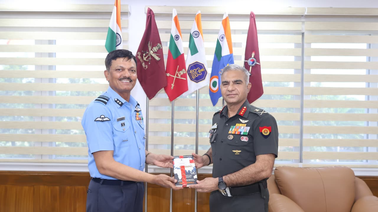 Lt Gen Harsh Chhibber with Officer