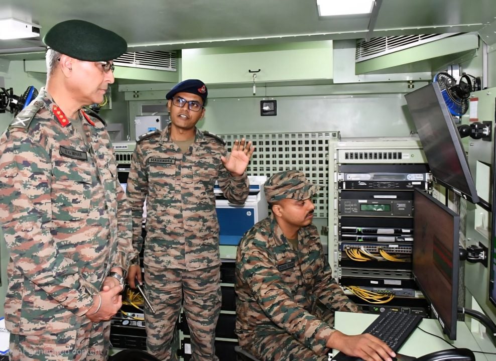 Lt Gen Misra Reviewing
