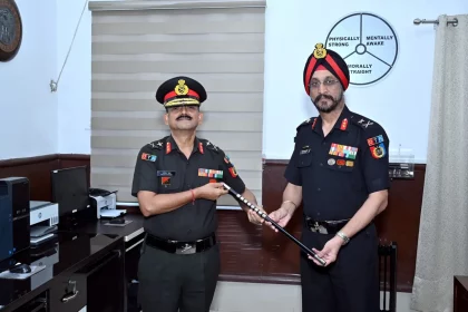 Maj Gen Sarabjit Singh Bakshi Taking Over