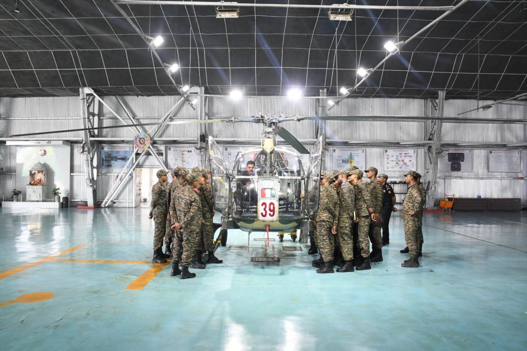 OCs Watching Helicopter