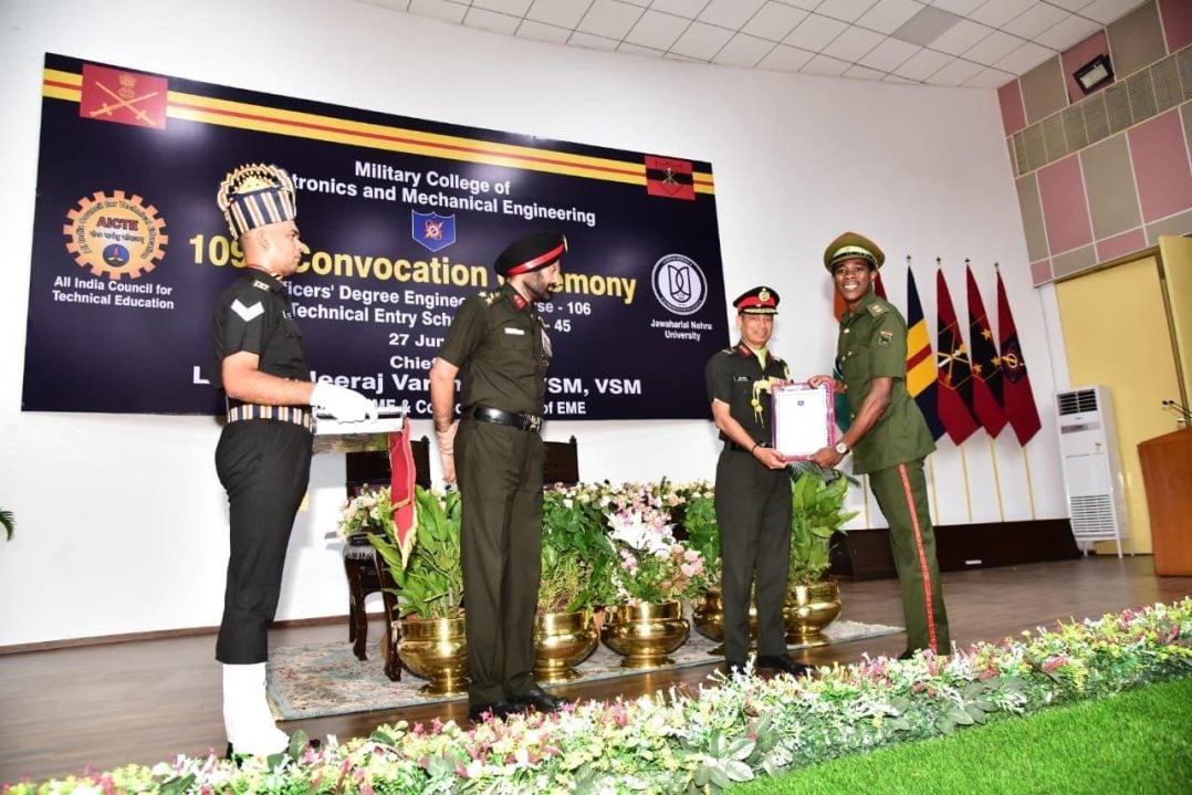 Officer Giving Certificate 2