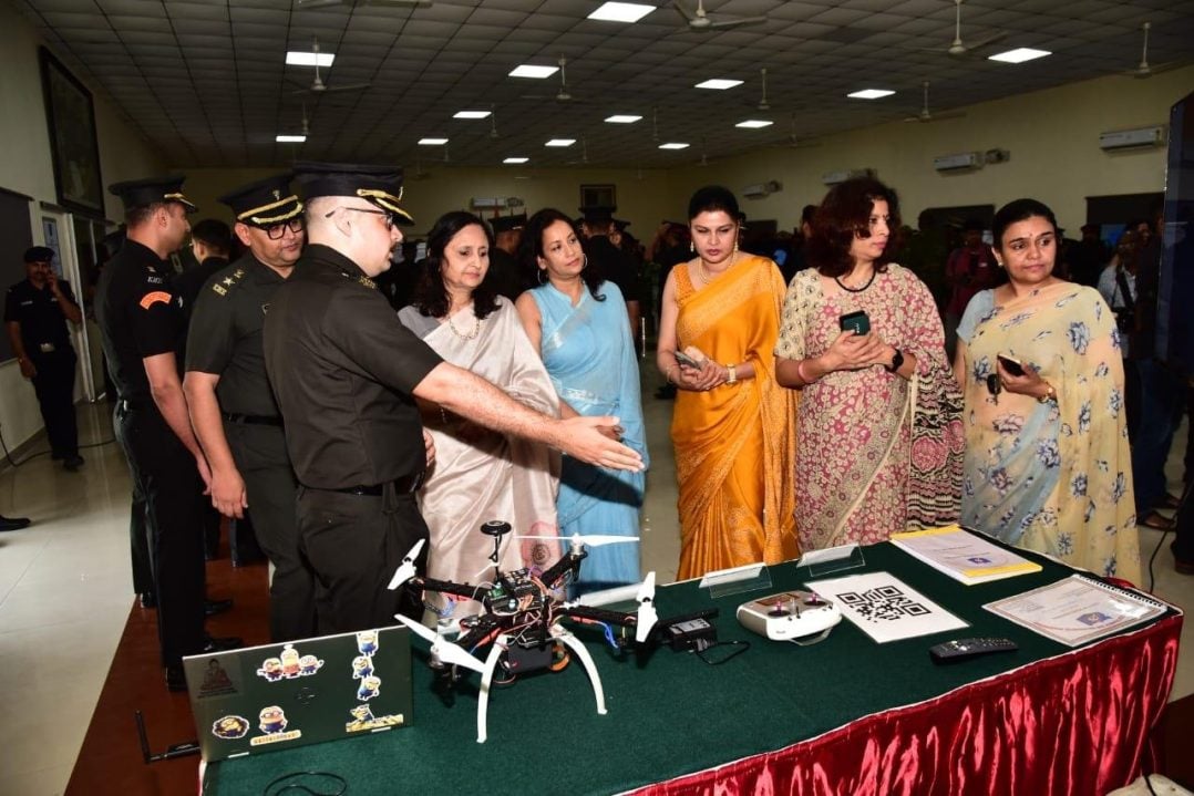 Officer Giving Review