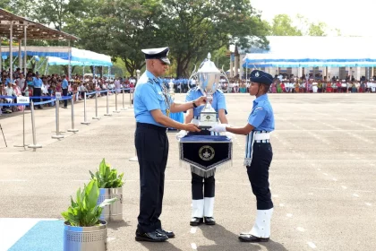 Officer Giving Trophy 1
