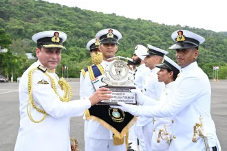 Officer Giving Trophy 3
